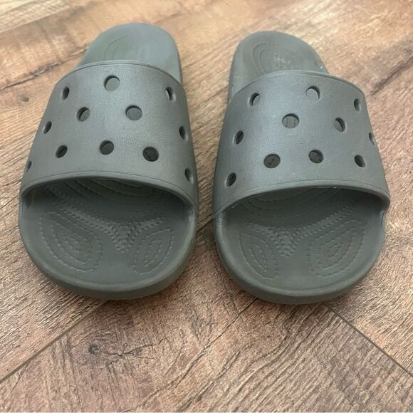 Crocs Baya Slides Women’s size 9 ( Men’s 7 ) Grey - Picture 3 of 8